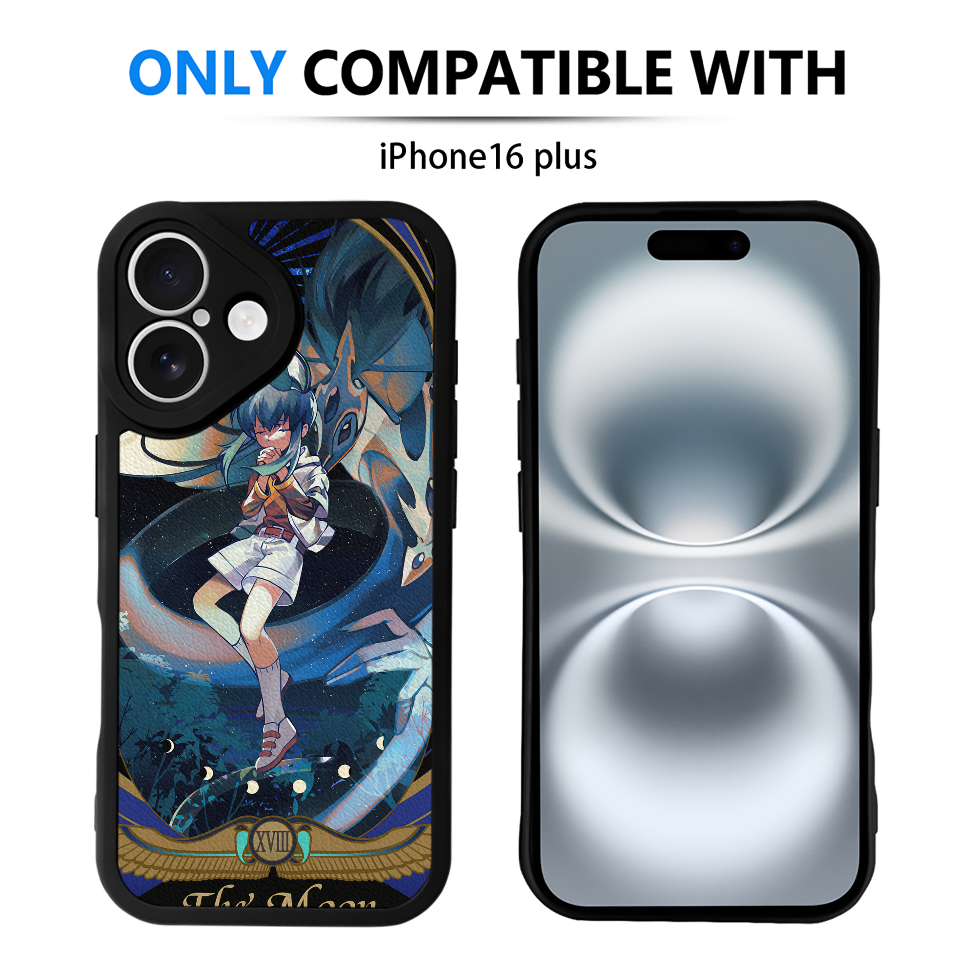 （画像用） 遊☆戯☆王 Yu-Gi-Oh! 【iPhone 16シリーズ対応】シリコンスマホケース（レザー調） 材質：シリコン